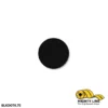 Black dot, 0.75 inch diameter.