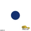 Dark blue circle; Mighty Line tape sample.