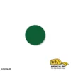 Dark green circle dot, 0.75 inch.