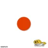 Orange DOT, 0.75 inch diameter.
