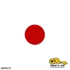 Red dot, 0.75 inch diameter.