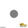 Gray 0.75 inch dot sticker.