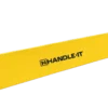Yellow metal corner protector.