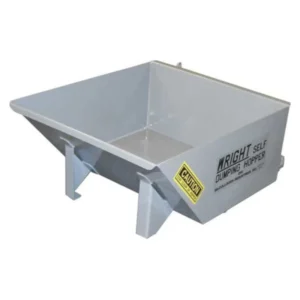 Gray Wright self-dumping hopper.